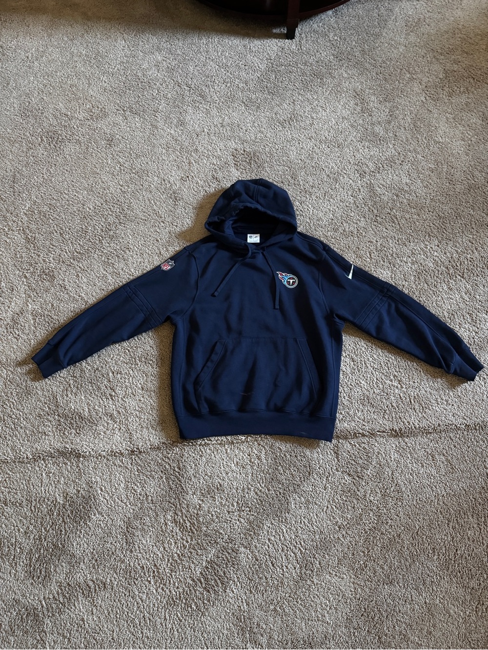 NFL Navy Tennessee Titans Pullover Hoodie